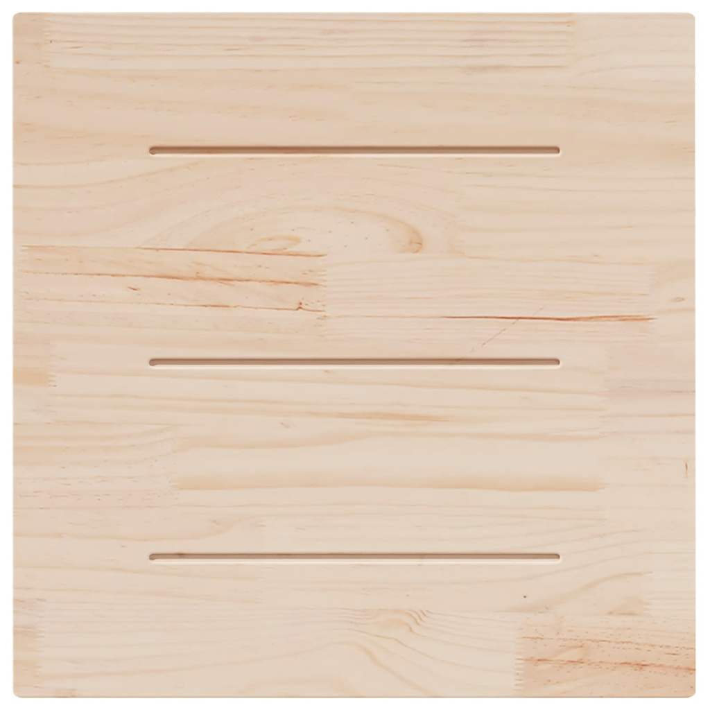 Tischplatte 80x80x2,5 cm Massivholz Kiefer Quadratisch