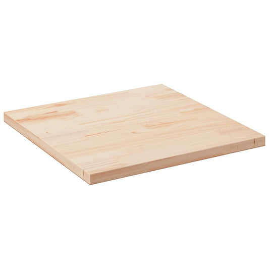 Tischplatte 90x90x2,5 cm Massivholz Kiefer Quadratisch