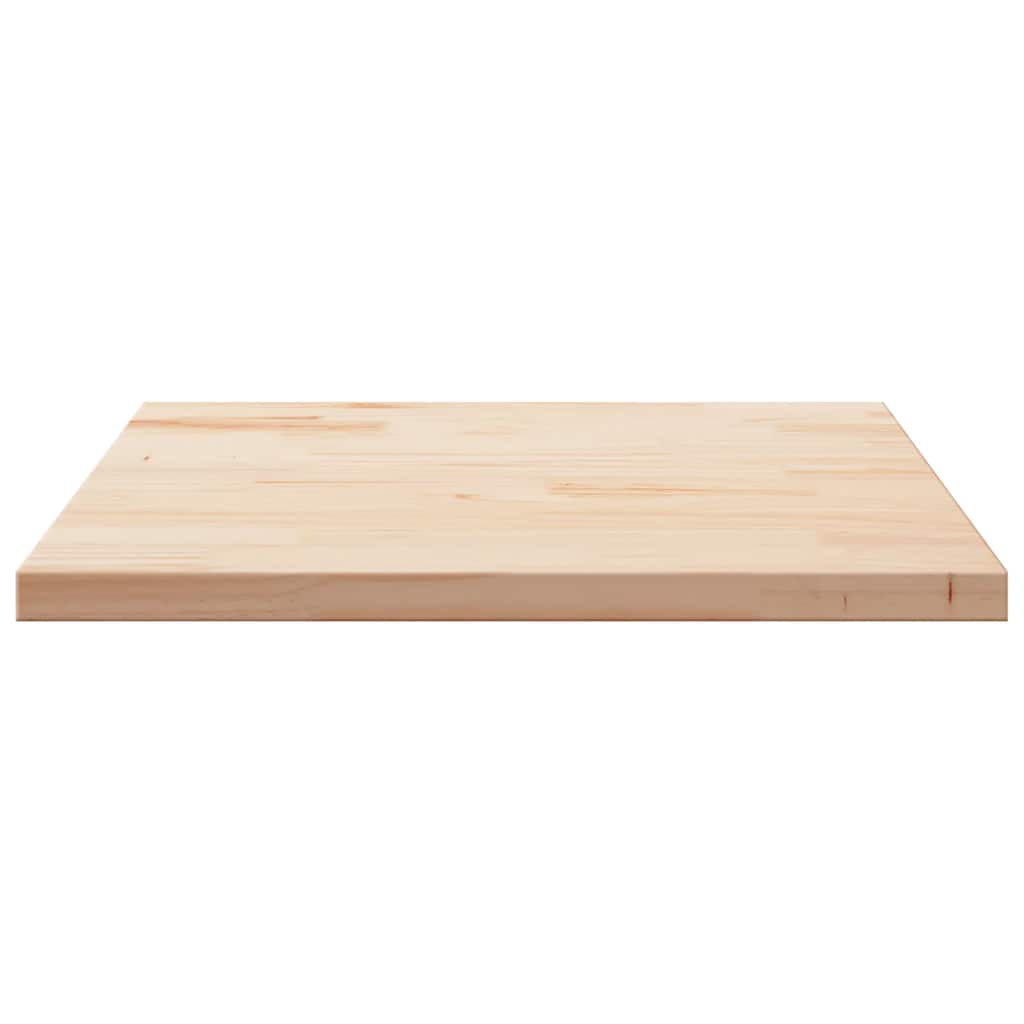 Tischplatte 90x90x2,5 cm Massivholz Kiefer Quadratisch