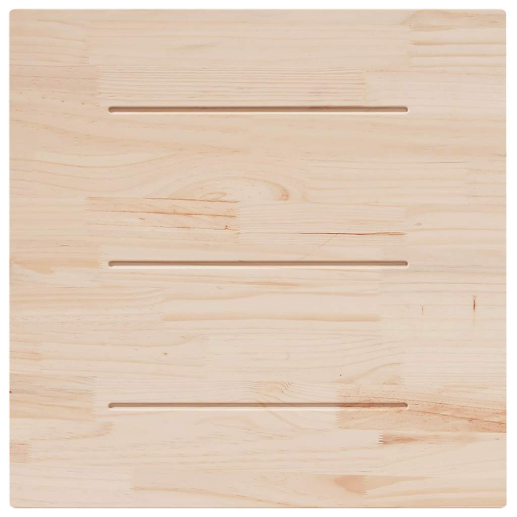 Tischplatte 90x90x2,5 cm Massivholz Kiefer Quadratisch
