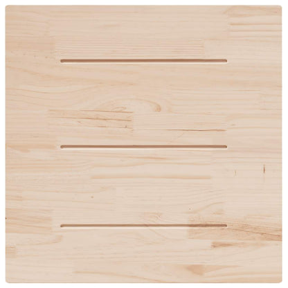 Tischplatte Weiß 90x90x2,5 cm Massivholz Kiefer Quadratisch