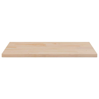 Tischplatte 80x40x2,5 cm Massivholz Kiefer Rechteckig