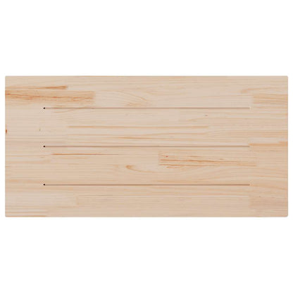 Tischplatte 100x50x2,5 cm Massivholz Kiefer Rechteckig
