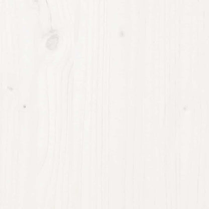 Tischplatte Weiß 100x50x2,5 cm Massivholz Kiefer Rechteckig