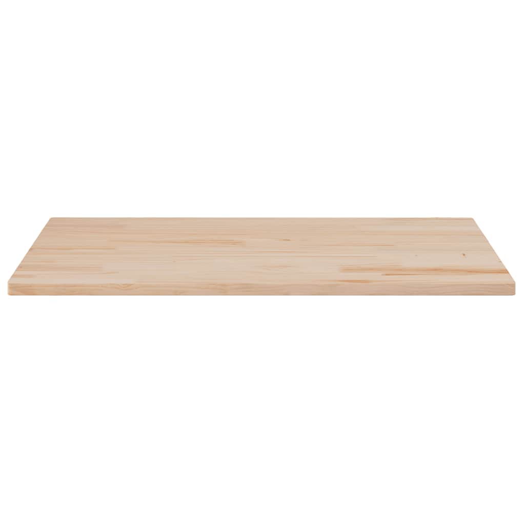 Tischplatte 110x55x2,5 cm Massivholz Kiefer Rechteckig