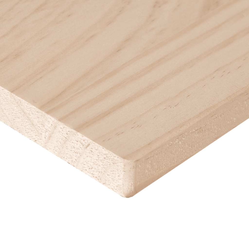 Tischplatte 110x55x2,5 cm Massivholz Kiefer Rechteckig