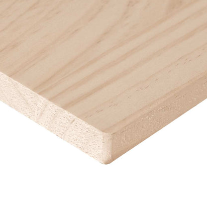 Tischplatte 110x55x2,5 cm Massivholz Kiefer Rechteckig