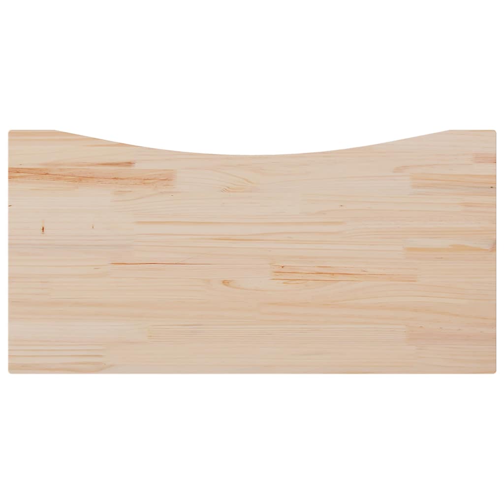 Schreibtischplatte 110x55x2,5 cm Massivholz Kiefer