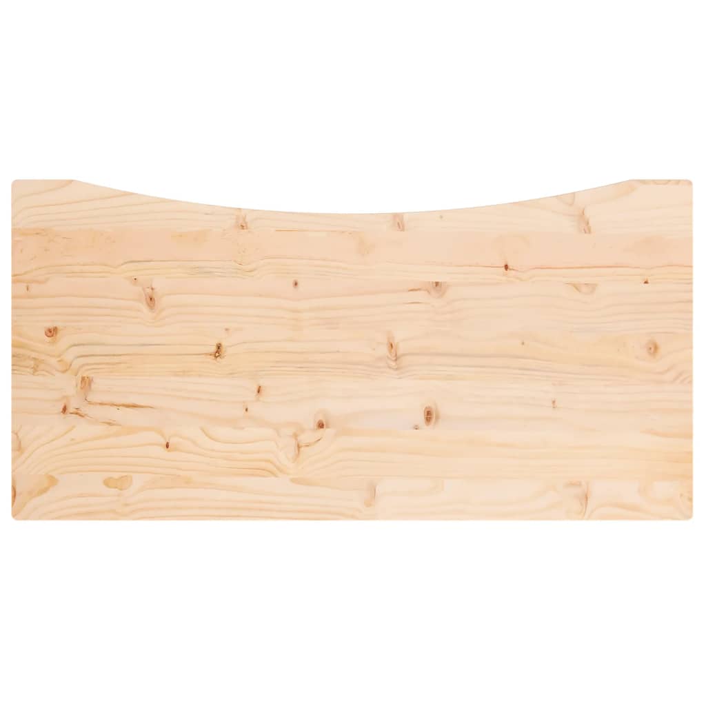 Schreibtischplatte 110x60x2,5 cm Massivholz Kiefer