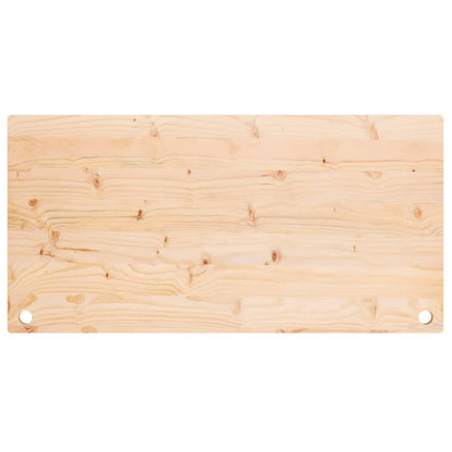 Schreibtischplatte 100x50x2,5 cm Massivholz Kiefer