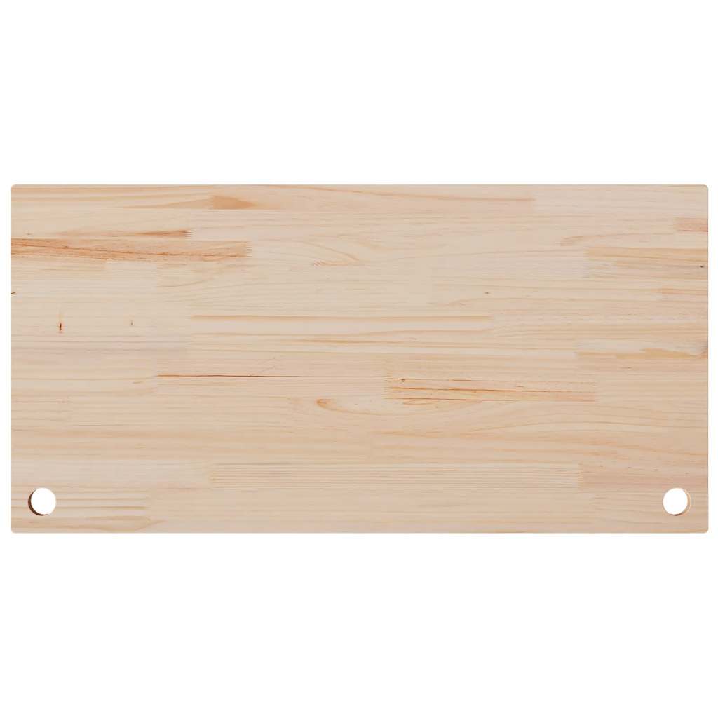 Schreibtischplatte 100x50x2,5 cm Massivholz Kiefer