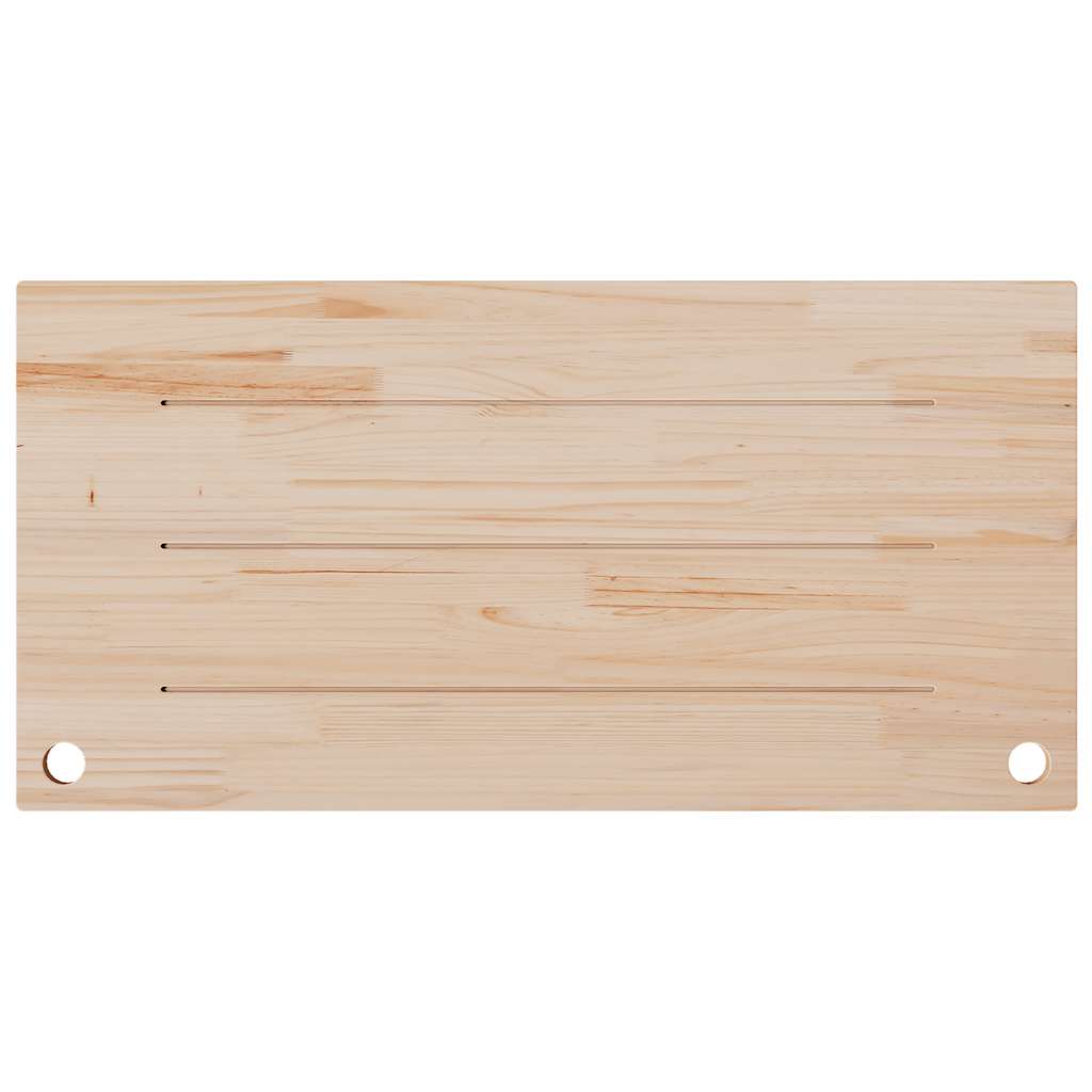 Schreibtischplatte 110x55x2,5 cm Massivholz Kiefer