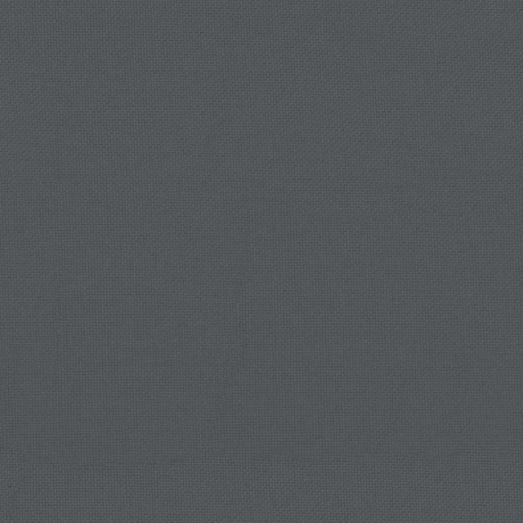 Mittelsofa mit Kissen Schwarz Massivholz Kiefer