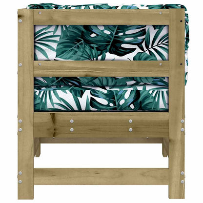 Ecksofa mit Kissen Kiefernholz Imprägniert