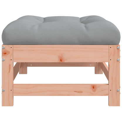 Gartenhocker mit Kissen 2 Stk. Massivholz Douglasie