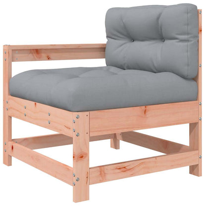 3-tlg. Garten-Lounge-Set mit Kissen Massivholz Douglasie