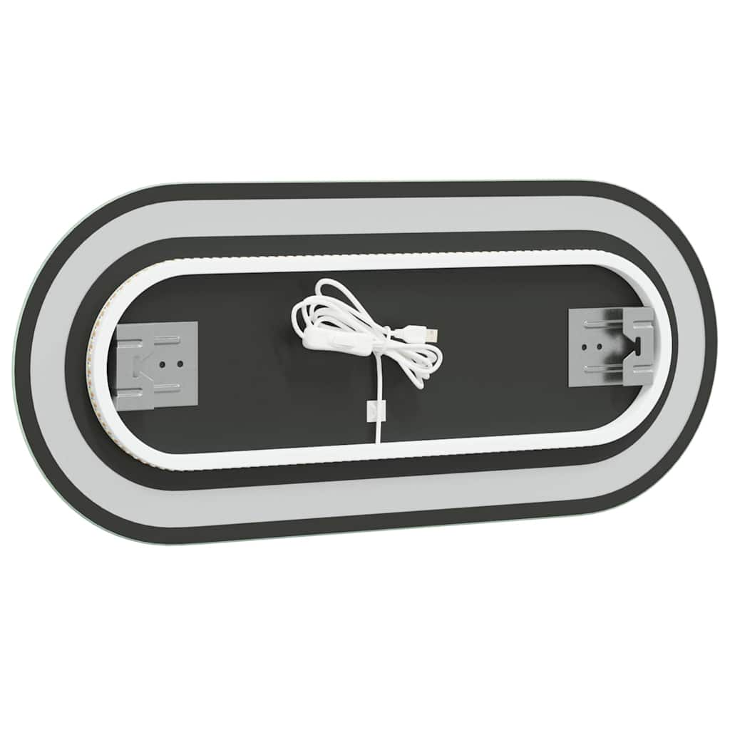 LED-Badspiegel 70x30 cm Oval