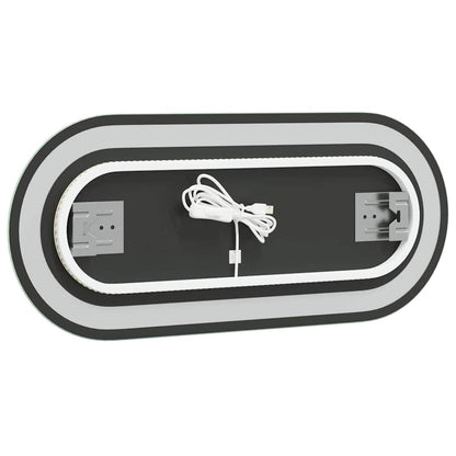 LED-Badspiegel 70x30 cm Oval