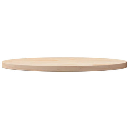 Tischplatte 60x30x2,5 cm Massivholz Kiefer Oval