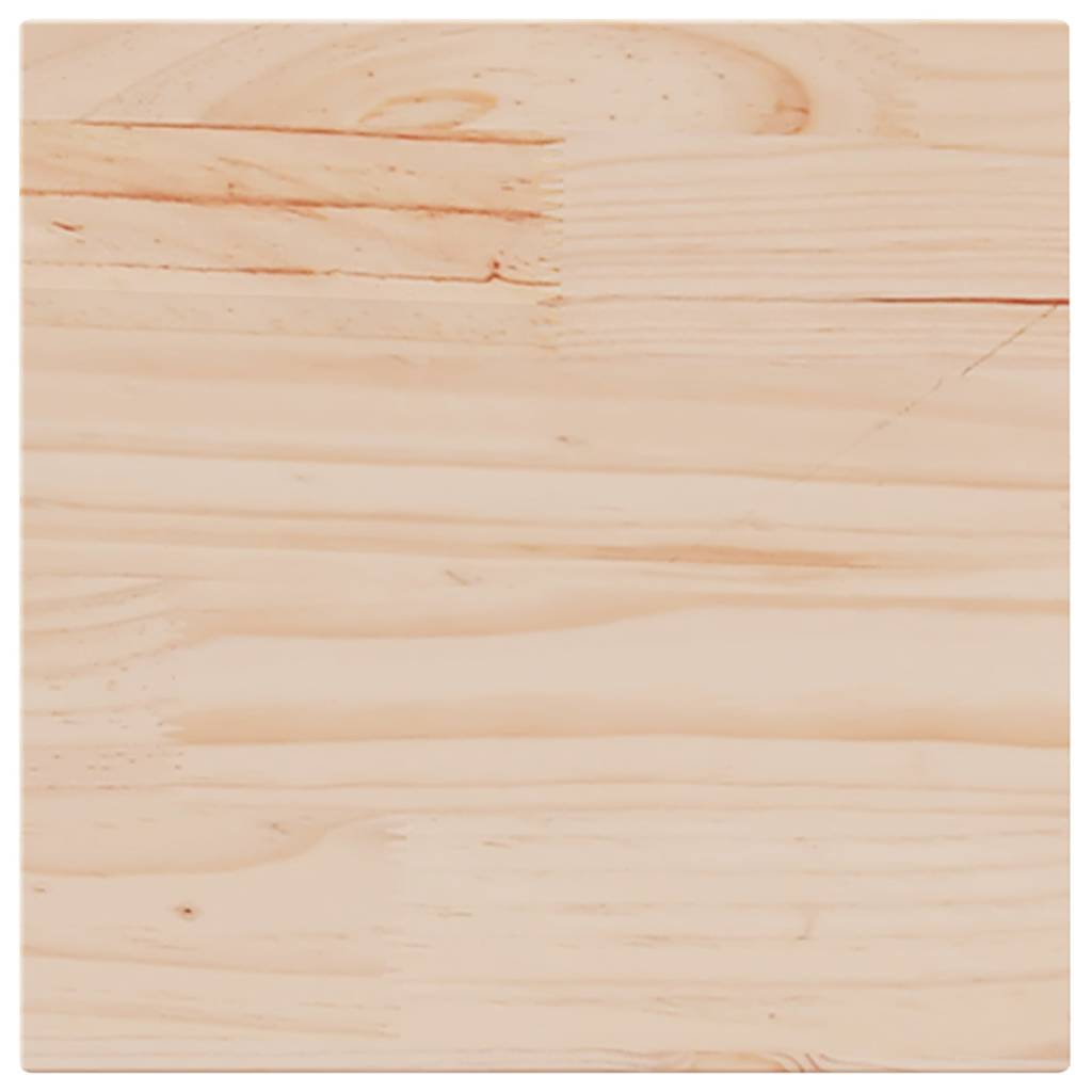 Tischplatte 40x40x2,5 cm Massivholz Kiefer Quadratisch