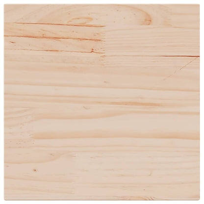 Tischplatte 40x40x2,5 cm Massivholz Kiefer Quadratisch