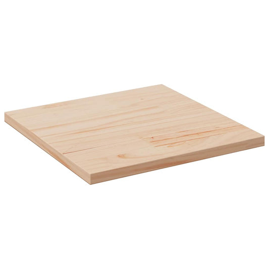 Tischplatte 50x50x2,5 cm Massivholz Kiefer Quadratisch