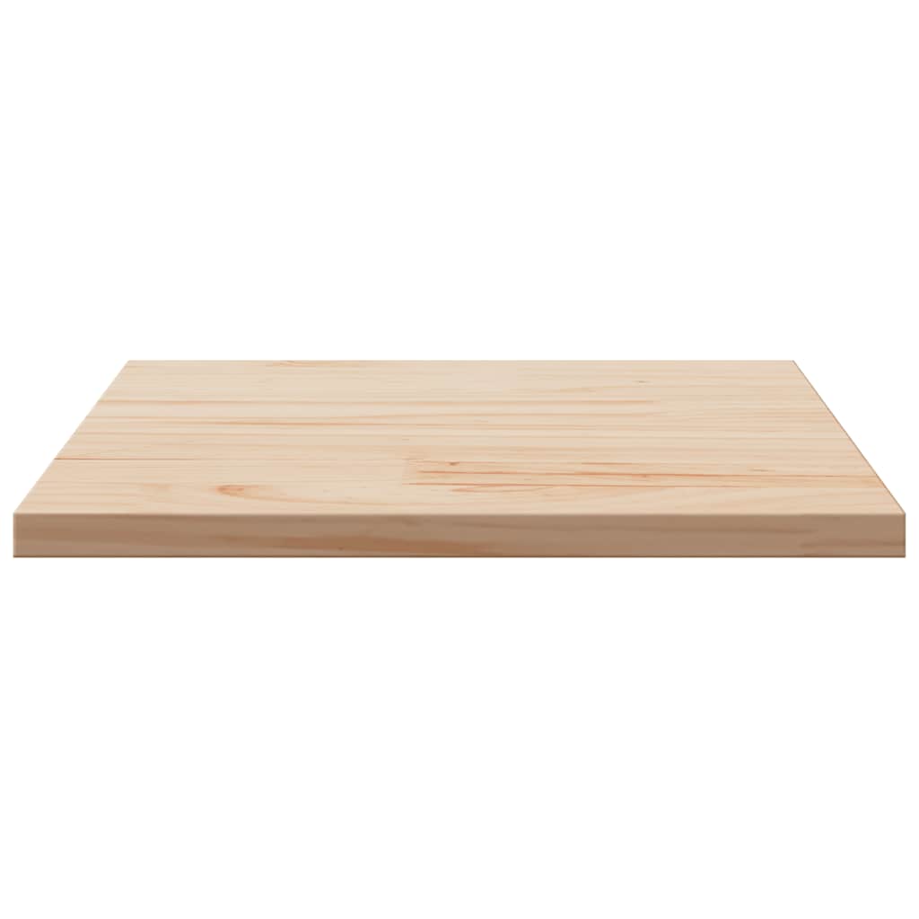 Tischplatte 50x50x2,5 cm Massivholz Kiefer Quadratisch