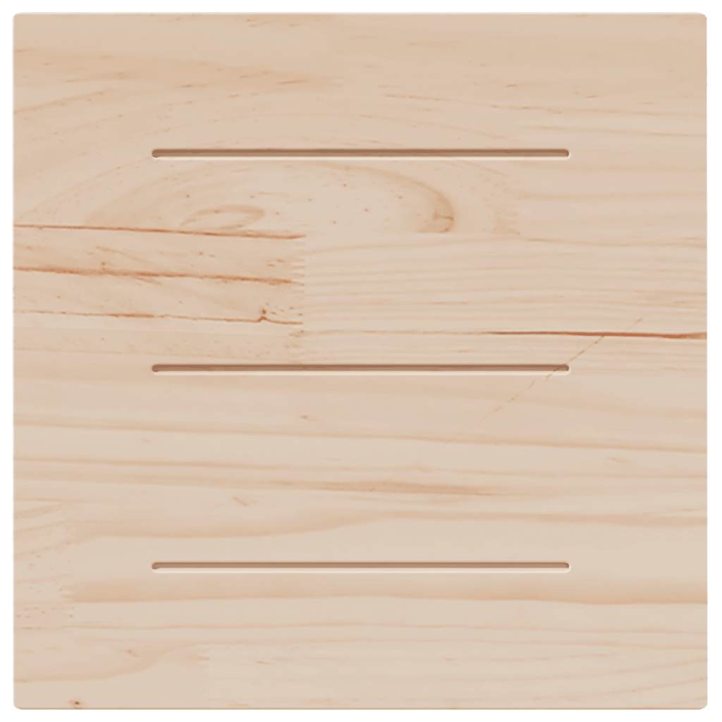Tischplatte 50x50x2,5 cm Massivholz Kiefer Quadratisch
