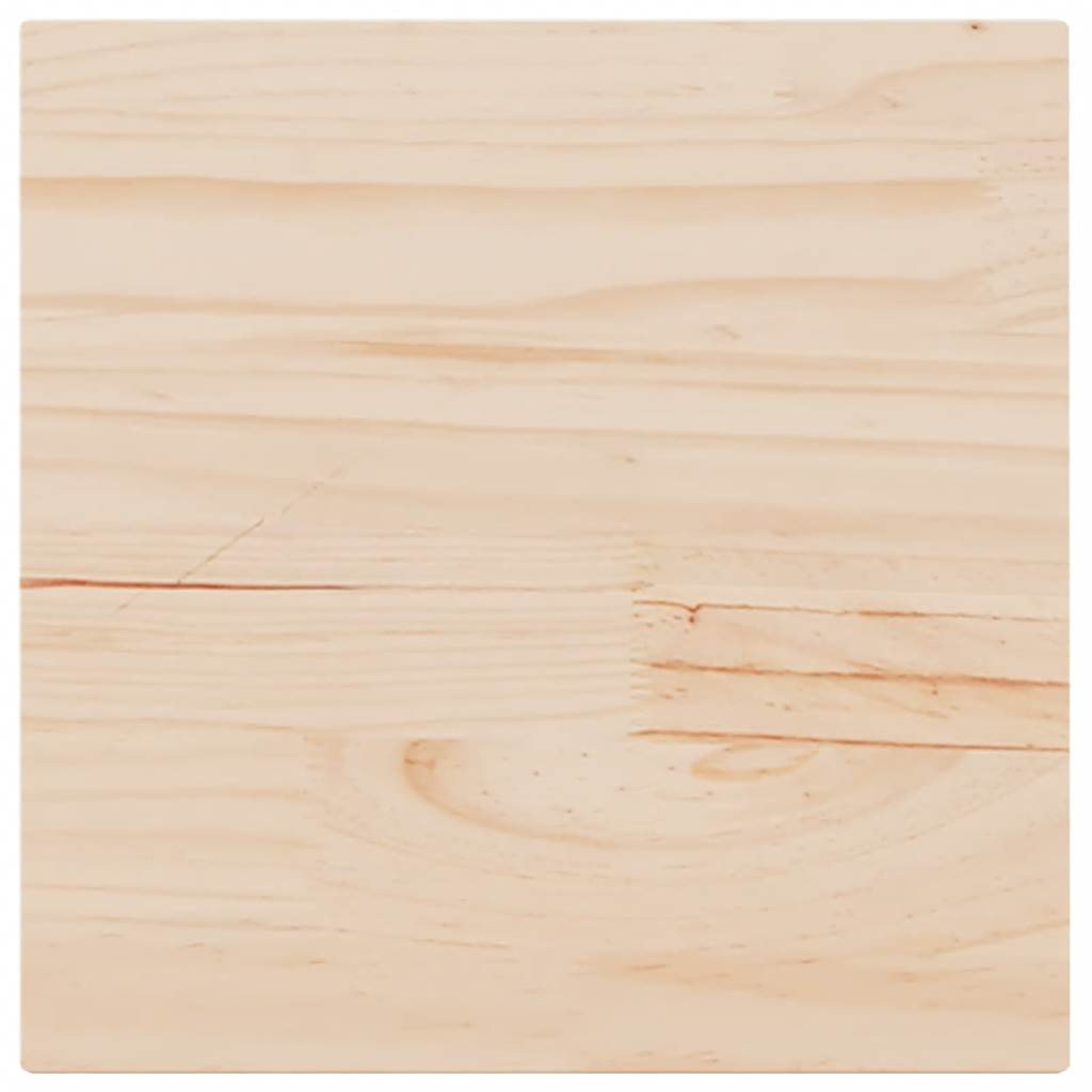 Tischplatte 50x50x2,5 cm Massivholz Kiefer Quadratisch