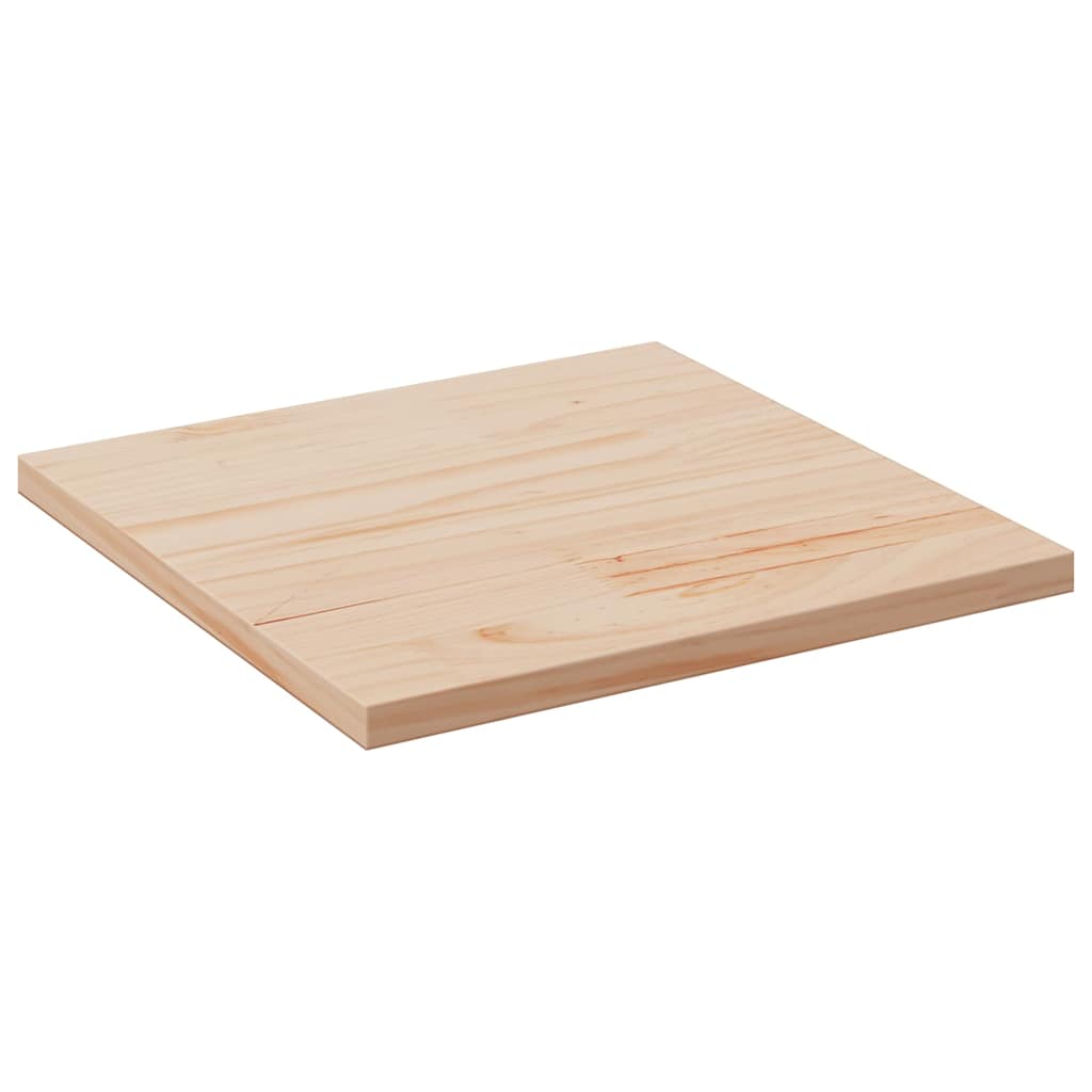 Tischplatte 60x60x2,5 cm Massivholz Kiefer Quadratisch