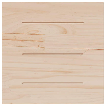Tischplatte 60x60x2,5 cm Massivholz Kiefer Quadratisch