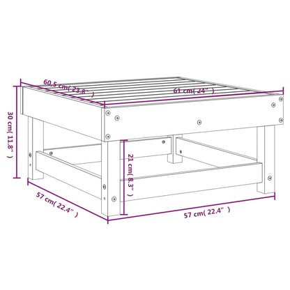 Gartenhocker Massivholz Douglasie