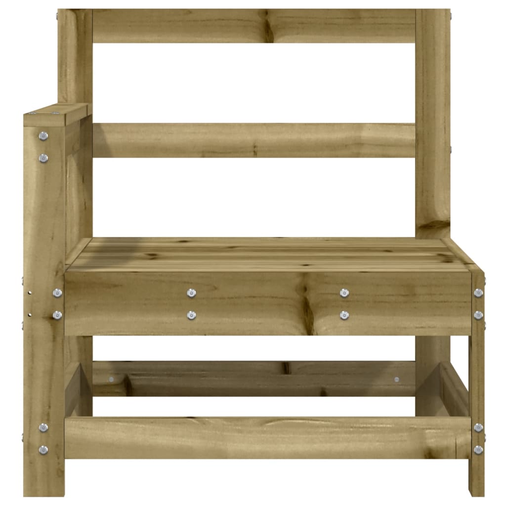 Garten-Ecksofas 2 Stk. Kiefernholz Imprägniert