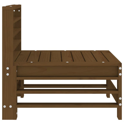 Garten-Mittelsofa Honigbraun Massivholz Kiefer