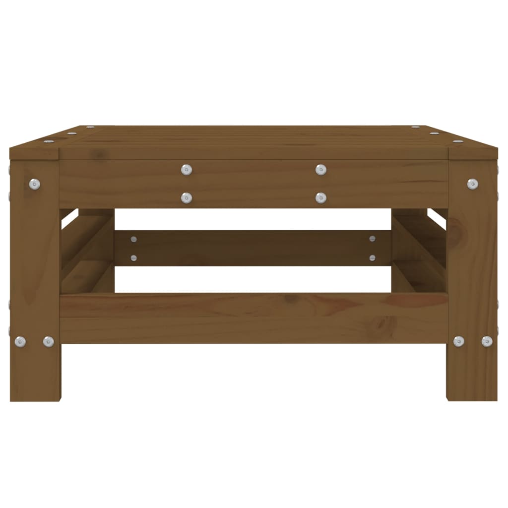 Gartenhocker Honigbraun Massivholz Kiefer