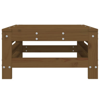 Gartenhocker Honigbraun Massivholz Kiefer
