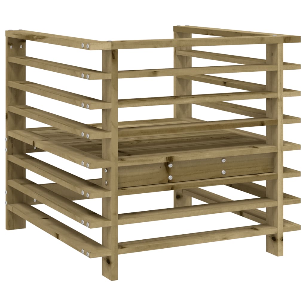 Gartenstühle 2 Stk. Kiefernholz Imprägniert