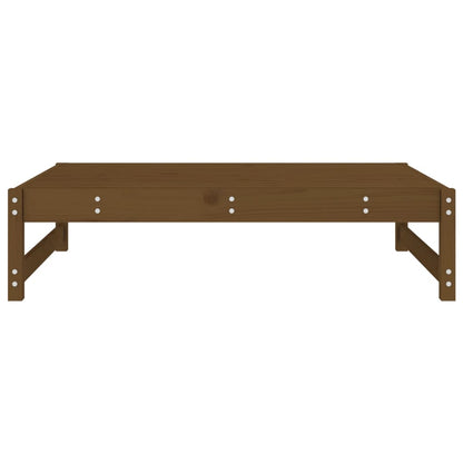 Gartenhocker Honigbraun 120x80 cm Massivholz Kiefer
