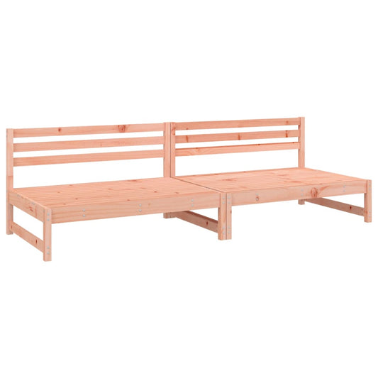Garten-Mittelsofas 2 Stk. 120x80 cm Massivholz Douglasie