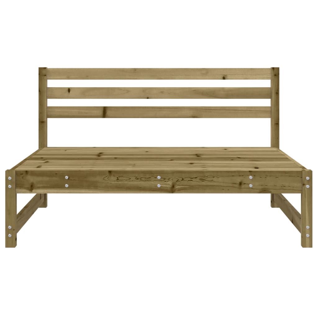 Garten-Mittelsofas 2 Stk. 120x80 cm Kiefernholz Imprägniert