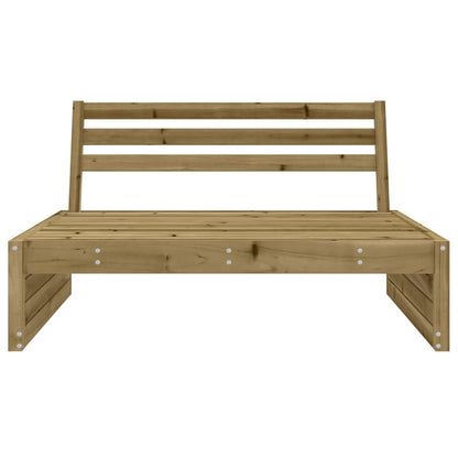 Garten-Mittelsofa 120x80 cm Kiefernholz Imprägniert
