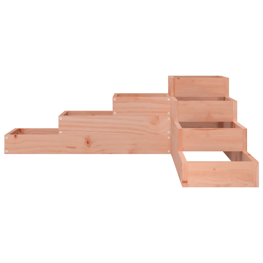 Garten-Pflanzgefäß 4-stufig 106x104,5x36 cm Massivholz Douglasie