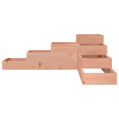 Garten-Pflanzgefäß 4-stufig 106x104,5x36 cm Massivholz Douglasie