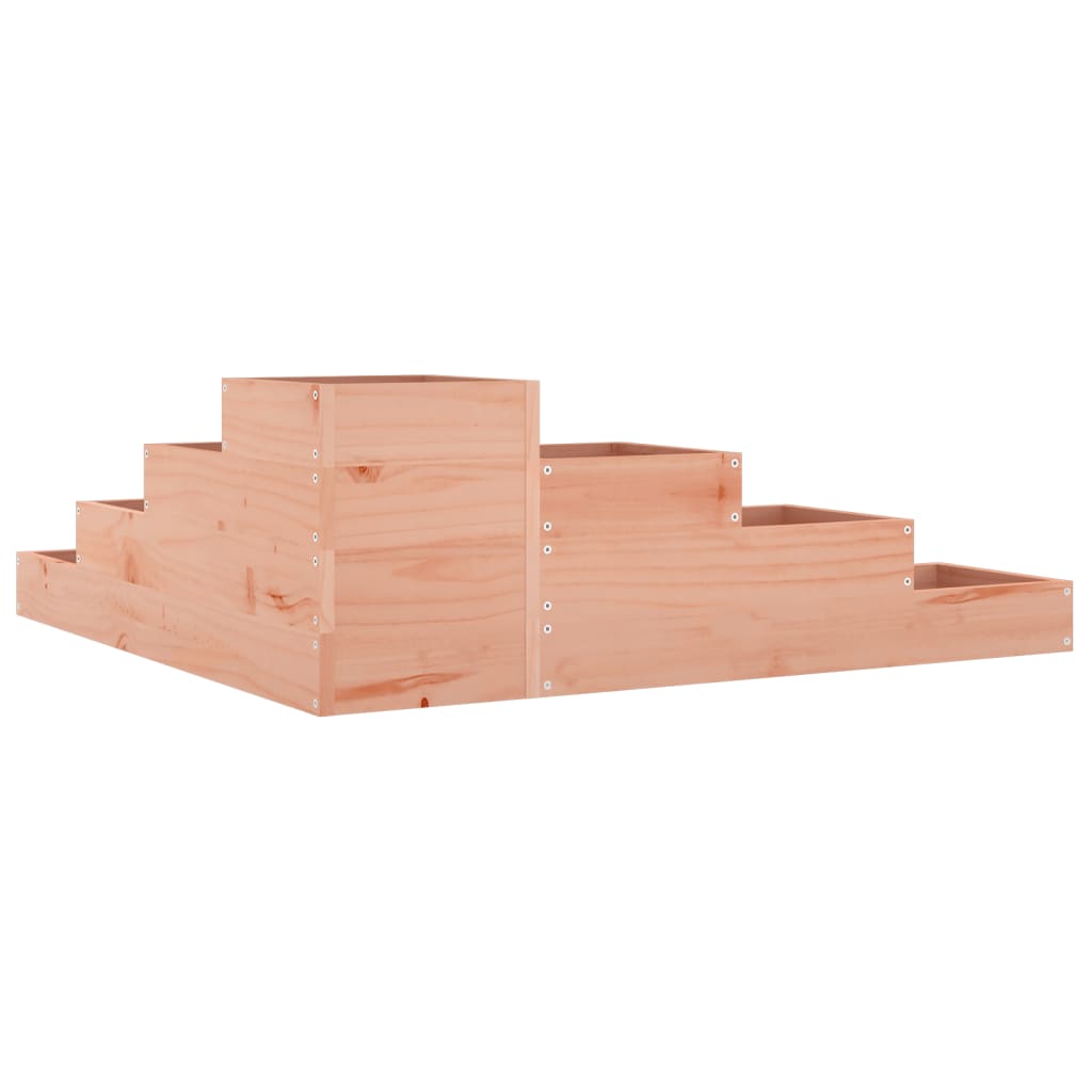 Garten-Pflanzgefäß 4-stufig 106x104,5x36 cm Massivholz Douglasie
