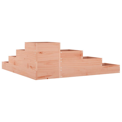Garten-Pflanzgefäß 4-stufig 106x104,5x36 cm Massivholz Douglasie