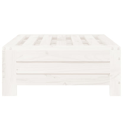 Verkleidung für Sonnenschirmständer Weiß Massivholz Kiefer