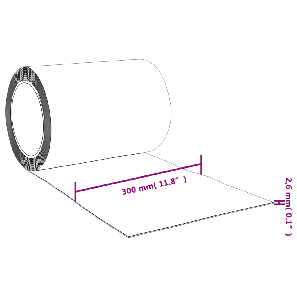 Türvorhang Blau 300x2,6 mm 10 m PVC
