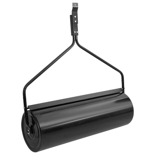 Garten-Rasenwalze zum Schieben Schwarz 63 L Eisen