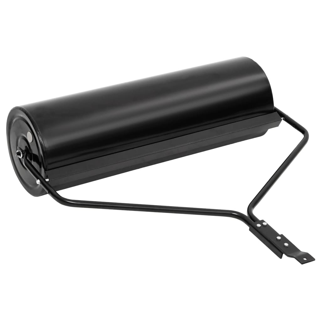 Garten-Rasenwalze zum Schieben Schwarz 63 L Eisen
