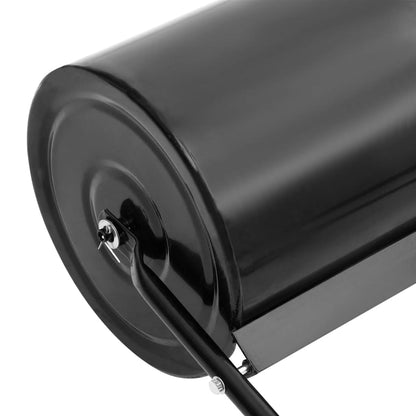 Garten-Rasenwalze zum Schieben Schwarz 63 L Eisen